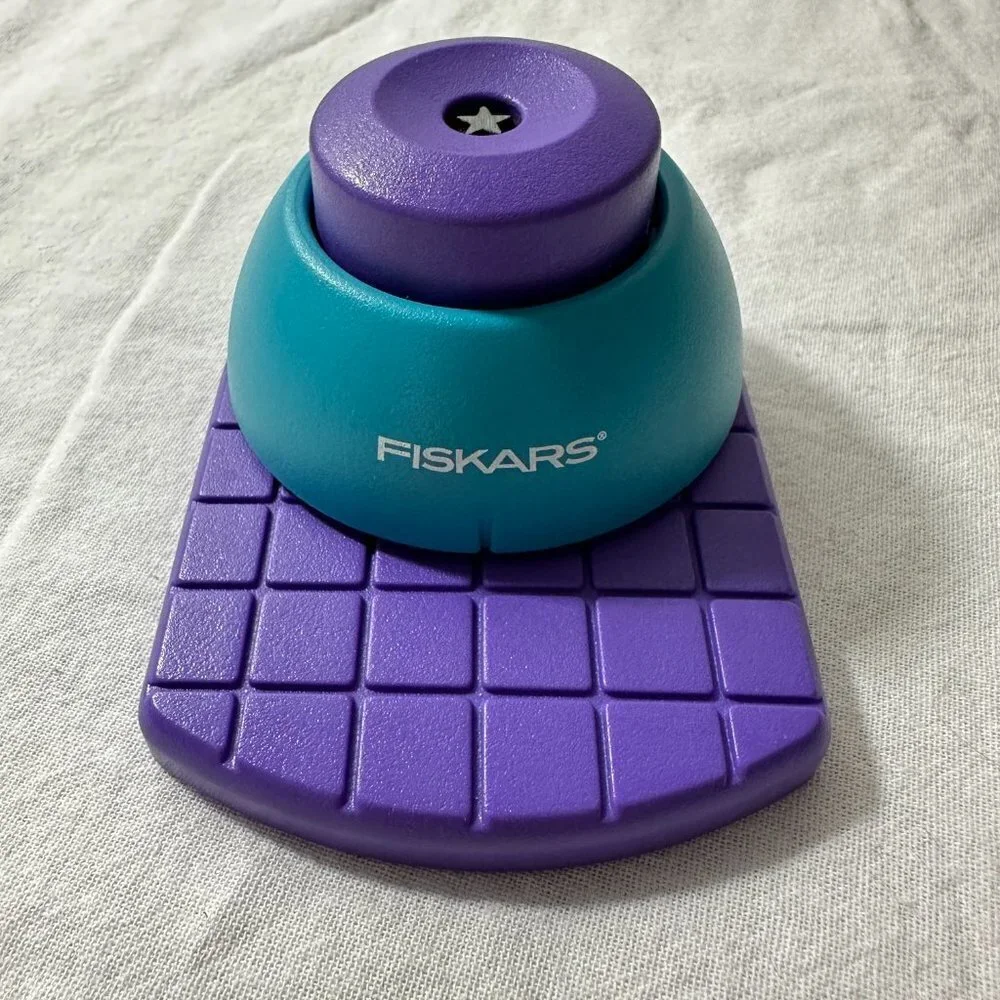 Paper Press and Punch Interchangeable Base with Star Punch